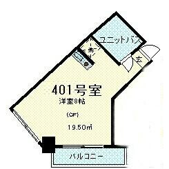1R Mansion in Takamatsu - Toshima-ku Floorplan