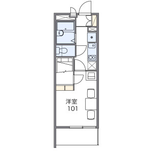 1K Mansion in Hatagaya - Shibuya-ku Floorplan