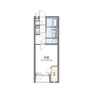 1K Apartment in Matsumicho - Yokohama-shi Kanagawa-ku Floorplan
