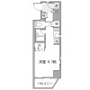 1R Apartment to Rent in Minato-ku Floorplan