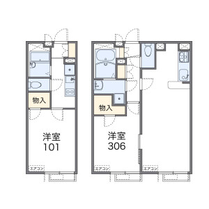 1LDK Mansion in Omorikita - Ota-ku Floorplan