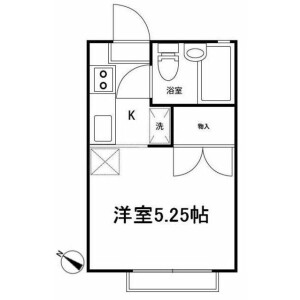 1R Apartment in Akatsutsumi - Setagaya-ku Floorplan