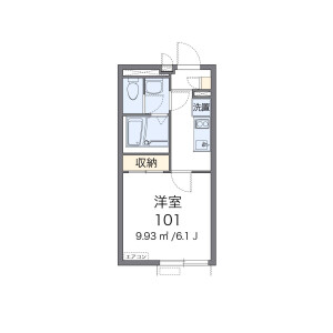 1K Mansion in Higashicho - Koganei-shi Floorplan