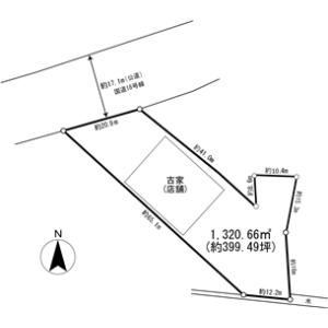  Land only in Shiono - Kitasaku-gun Miyota-machi Floorplan