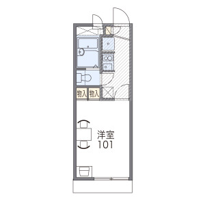 1K Mansion in Sumie - Osaka-shi Sumiyoshi-ku Floorplan