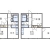 2LDK Apartment to Rent in Kurashiki-shi Floorplan