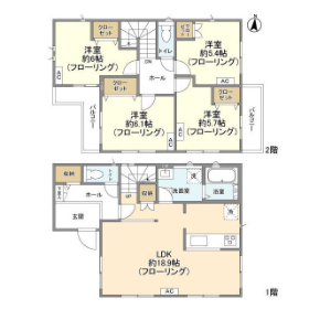 4LDK House in Higashitamagawagakuen - Machida-shi Floorplan