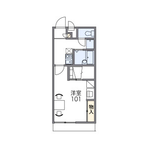 1K Apartment in Kanaoka - Higashiosaka-shi Floorplan