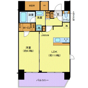 1K Mansion in Hakusan(2-5-chome) - Bunkyo-ku Floorplan