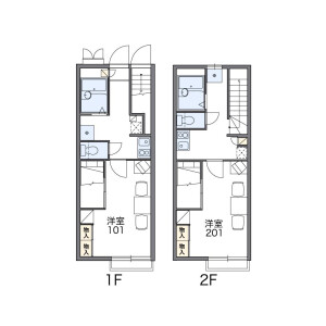 1K Apartment in Takeoka - Kiyose-shi Floorplan