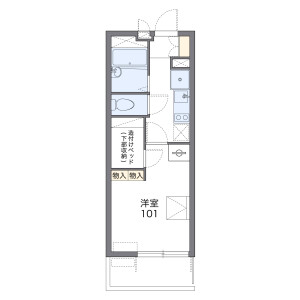 1K Apartment in Terabun - Kamakura-shi Floorplan