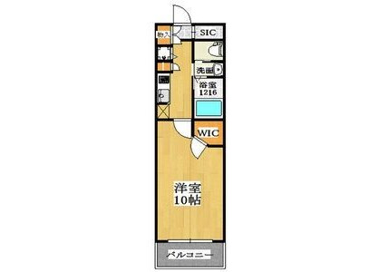 1K Apartment to Rent in Izumisano-shi Floorplan