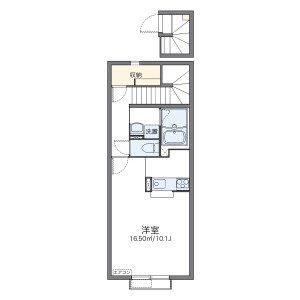 1K Apartment in Higashifunabasama(2-chome) - Shibata-gun Shibata-machi Floorplan