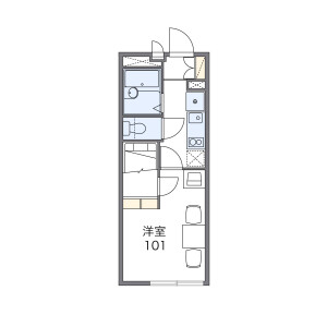 1K Apartment in Niihama - Ichikawa-shi Floorplan