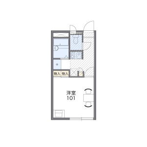 1K Apartment in Kamitsuruma - Sagamihara-shi Minami-ku Floorplan