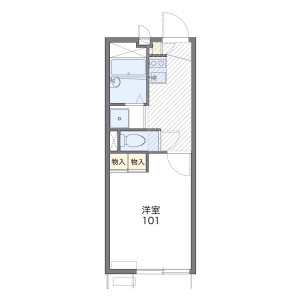 1K Apartment in Shohaemmachi - Beppu-shi Floorplan