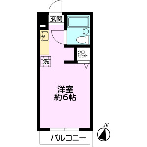 1R Mansion in Shimane - Adachi-ku Floorplan