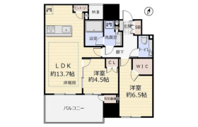2LDK Mansion in Kyomachibori - Osaka-shi Nishi-ku