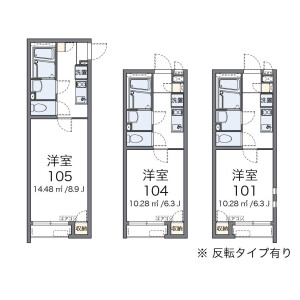 1K Apartment in Koenjiminami - Suginami-ku Floorplan