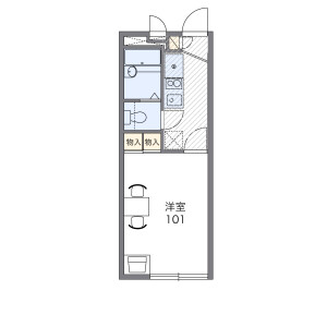 1K Apartment in Nishinakajima - Osaka-shi Yodogawa-ku Floorplan