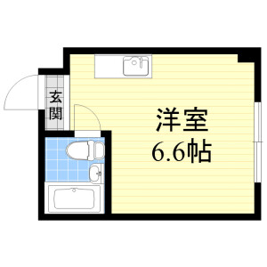 1R Mansion in Nagai - Osaka-shi Sumiyoshi-ku Floorplan