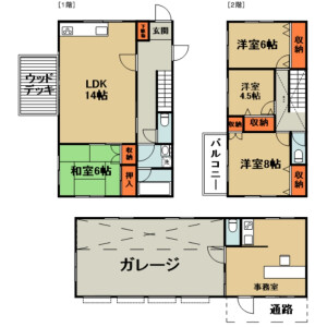 4LDK House in Omaeda - Fukaya-shi Floorplan