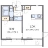 1LDK Apartment to Rent in Chofu-shi Floorplan
