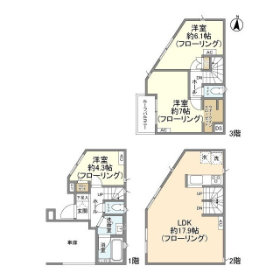 3LDK House in Higashishinkoiwa - Katsushika-ku Floorplan