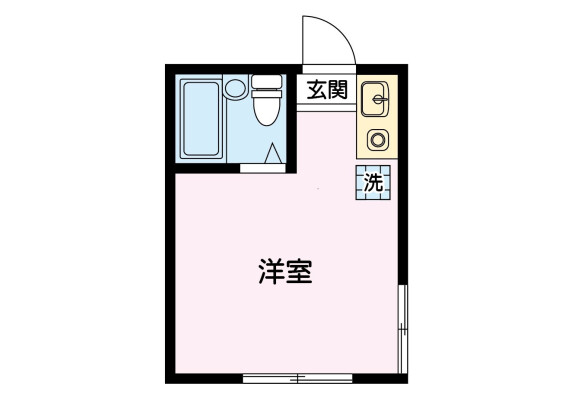 1R Apartment to Rent in Nakano-ku Floorplan