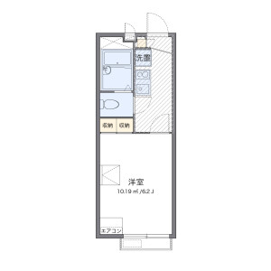 1K Apartment in Tomatsucho - Amagasaki-shi Floorplan