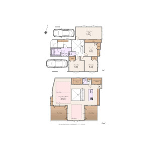 4LDK House in Akatsutsumi - Setagaya-ku Floorplan