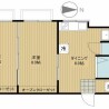 2DK Apartment to Rent in Bunkyo-ku Floorplan