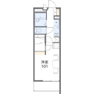 1K Mansion in Tsushimacho - Shizuoka-shi Suruga-ku Floorplan