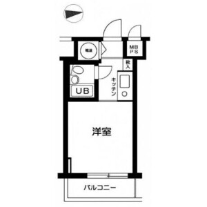 1R Mansion in Yotsuya - Shinjuku-ku Floorplan