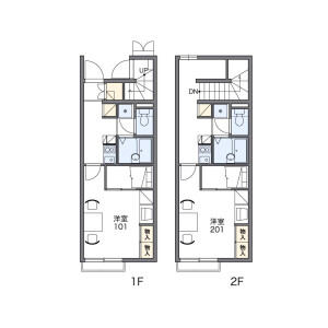 1K Apartment in Hadamecho - Matsusaka-shi Floorplan