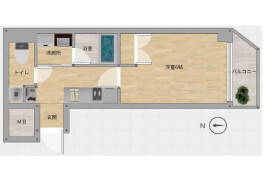 新宿区西新宿-1K公寓大厦