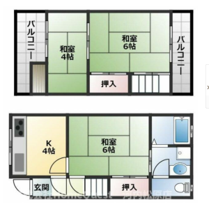 3DK House in Amami higashi - Matsubara-shi Floorplan