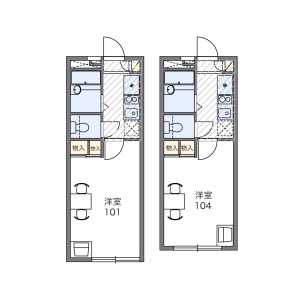 1K Apartment in Hatanodai - Shinagawa-ku Floorplan