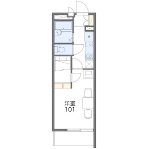 1K Apartment in Ikegamishincho - Kawasaki-shi Kawasaki-ku Floorplan