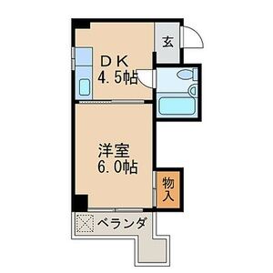 1DK Mansion in Shinsakae - Nagoya-shi Naka-ku Floorplan