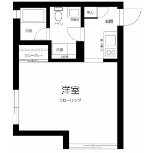 1R Mansion in Nishioi - Shinagawa-ku Floorplan