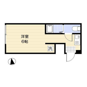 1R Apartment in Oyaguchi kamicho - Itabashi-ku Floorplan