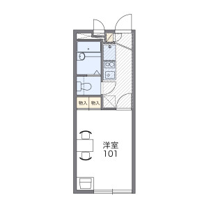 1K Apartment in Higashikoigakubo - Kokubunji-shi Floorplan