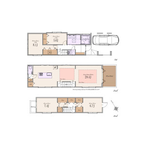 4LDK House in Kinuta - Setagaya-ku Floorplan