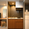 1R Serviced Apartment to Rent in Taito-ku Kitchen