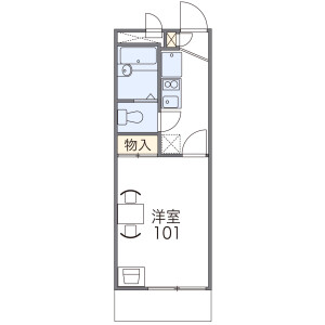 1K Mansion in Fukainakamachi - Sakai-shi Naka-ku Floorplan
