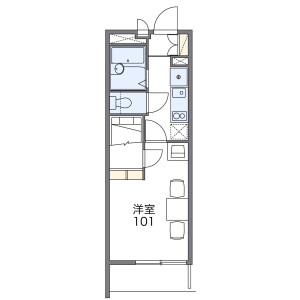 1K Mansion in Shingashi - Itabashi-ku Floorplan