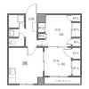 2DK Apartment to Rent in Yokohama-shi Isogo-ku Floorplan