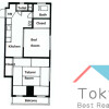 2K Apartment to Rent in Shibuya-ku Floorplan
