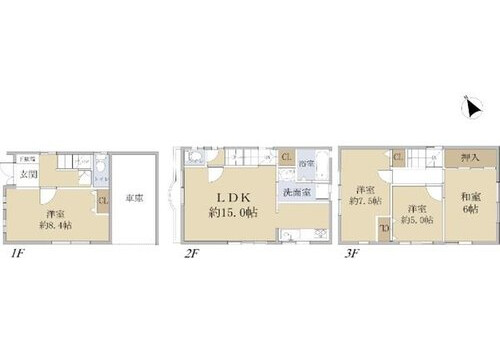 4LDK House to Buy in Osaka-shi Minato-ku Floorplan